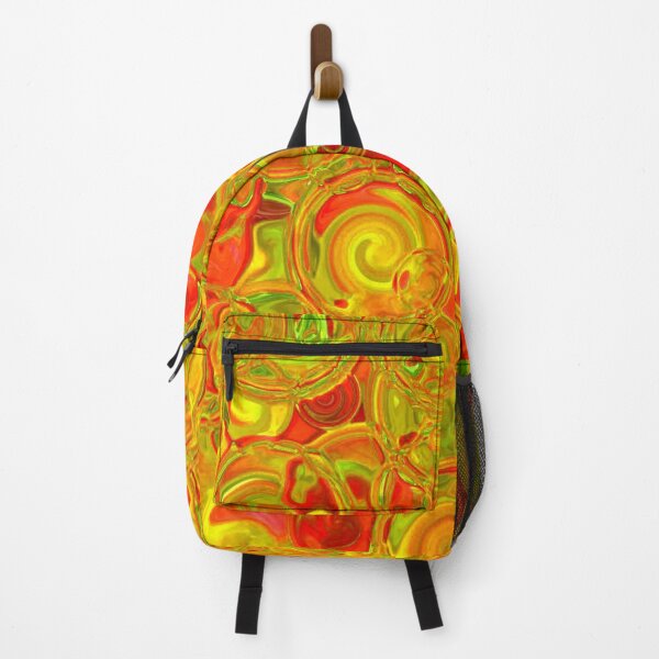 Item preview, Red & Yellow Hydrangea Fractal Circles designed and sold by SXW Designs.