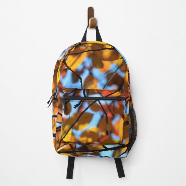 Item preview, Colorful autumn leaf on blue sky background designed and sold by olena2552.