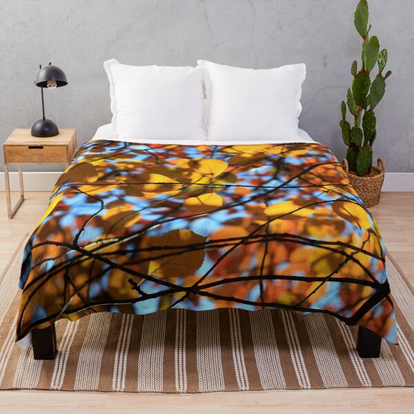 Item preview, Colorful autumn leaf on blue sky background designed and sold by olena2552.