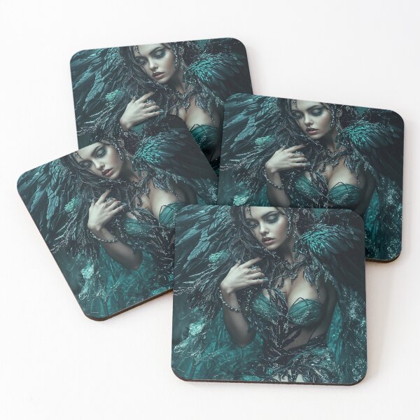 Item preview, Emerald Enchantress of the Midnight Wings designed and sold by oanaunciuleanu.