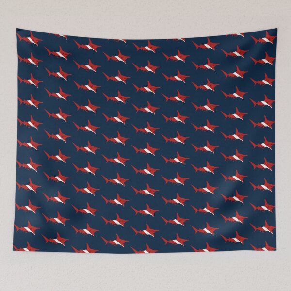 Item preview, SCUBA DIVE FLAG GREAT HAMMERHEAD SHARK designed and sold by BEATRIZ ABAITUA.