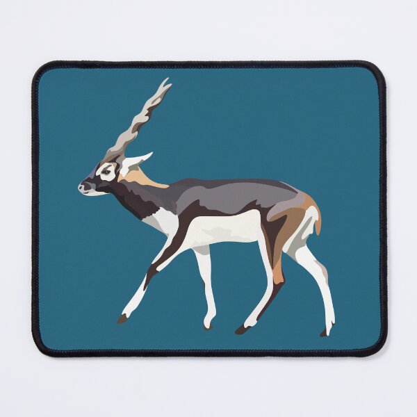 Item preview,  B is for Blackbuck, Blackbuck – Graceful Antelope of India Wildlife Illustration designed and sold by PrettylittlepastelUk.