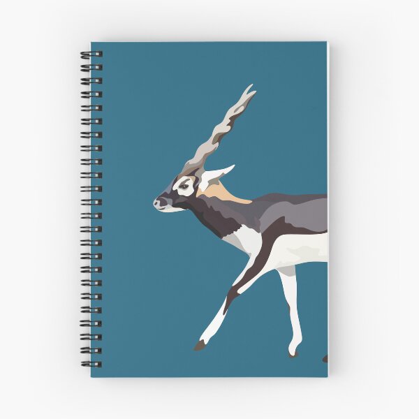 Item preview,  B is for Blackbuck, Blackbuck – Graceful Antelope of India Wildlife Illustration designed and sold by PrettylittlepastelUk.