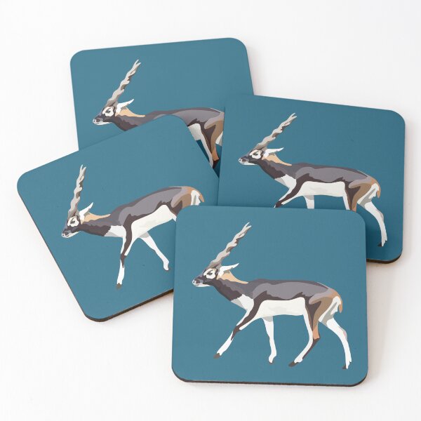 Item preview,  B is for Blackbuck, Blackbuck – Graceful Antelope of India Wildlife Illustration designed and sold by PrettylittlepastelUk.