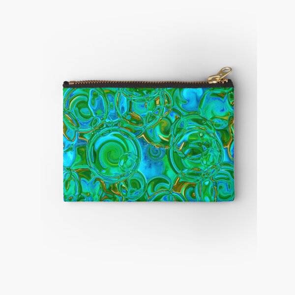Item preview, Green & Blue Hydrangea Fractal Circles designed and sold by SXW Designs.