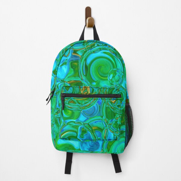 Item preview, Green & Blue Hydrangea Fractal Circles designed and sold by SXW Designs.
