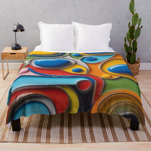Item preview, Vibrant Circles and Curves designed and sold by Vitalka-uk.