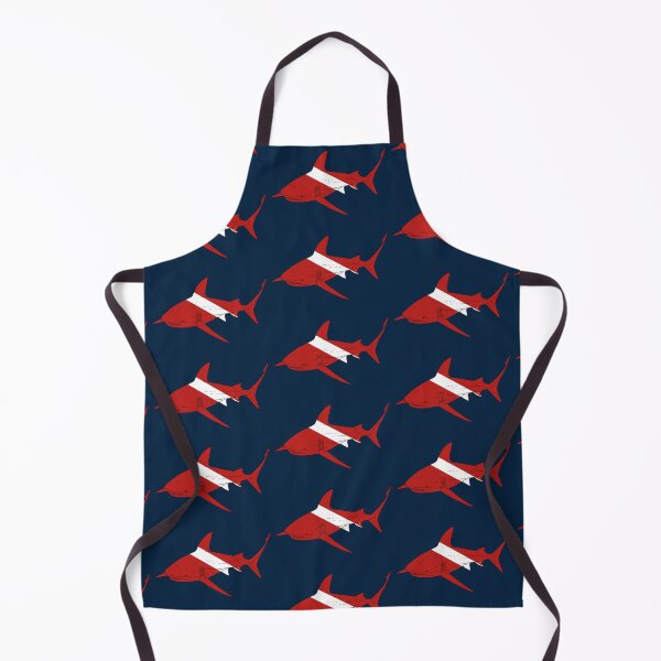 Item preview, SCUBA DIVE FLAG BULL SHARK designed and sold by BEATRIZ ABAITUA.