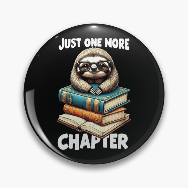 Item preview, Just One More Chapter - Bookworm Sloth Reading designed and sold by HandicraftArt.