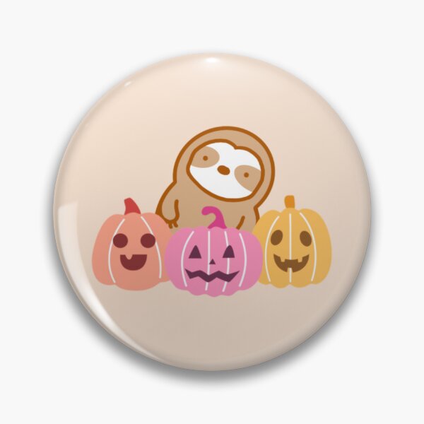 Item preview, Halloween Pumpkin Lantern Sloth designed and sold by theslothinme.