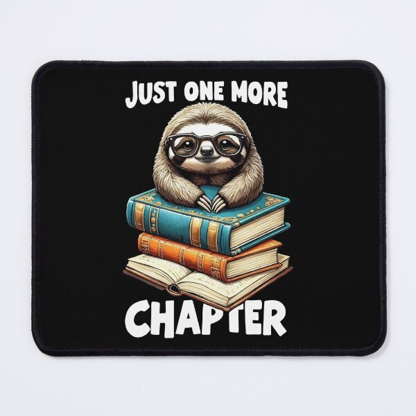 Item preview, Just One More Chapter - Bookworm Sloth Reading designed and sold by HandicraftArt.