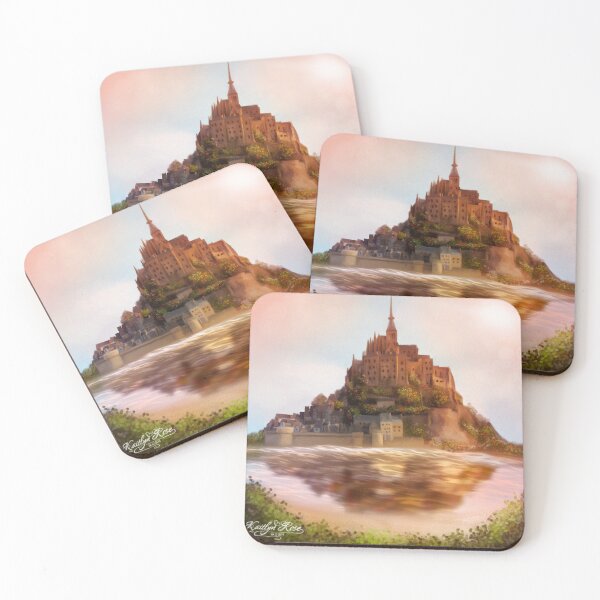 Item preview, Medieval castle painting designed and sold by Heavenly Hues.