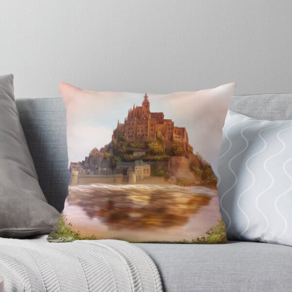 Item preview, Medieval castle painting designed and sold by Heavenly Hues.