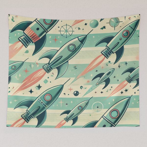 Item preview, space pattern designed and sold by TEEJAMBOREE.