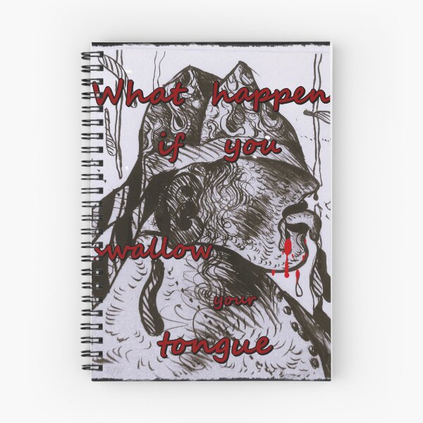 Item preview, what happens if you swallow tongue, funny art,  designed and sold by NessArtByEwa.
