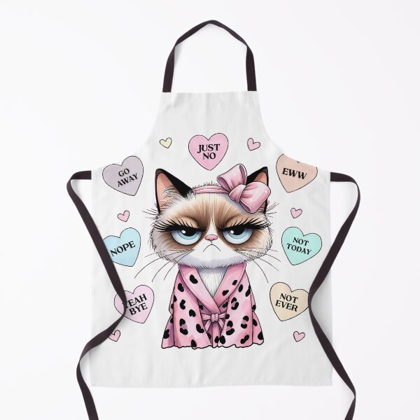 Item preview, Unkind grumpy cat girl designed and sold by EmeraldeaDesign.