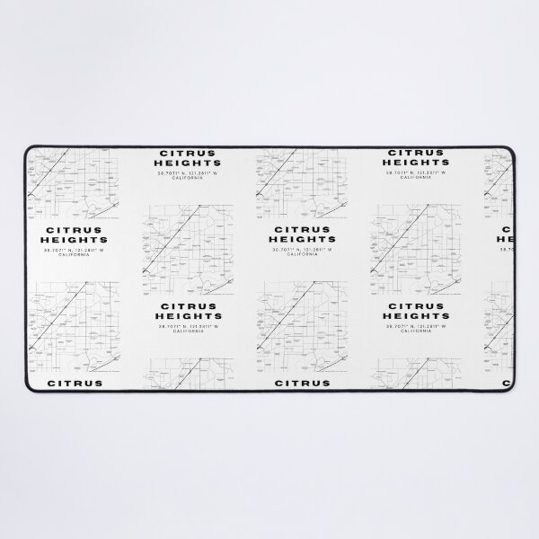 Item preview, Minimalist Citrus Heights Map Art - California City Coordinates Design designed and sold by RM-Journey.