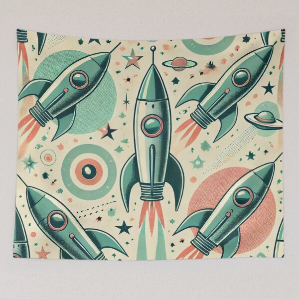 Item preview, space pattern designed and sold by TEEJAMBOREE.