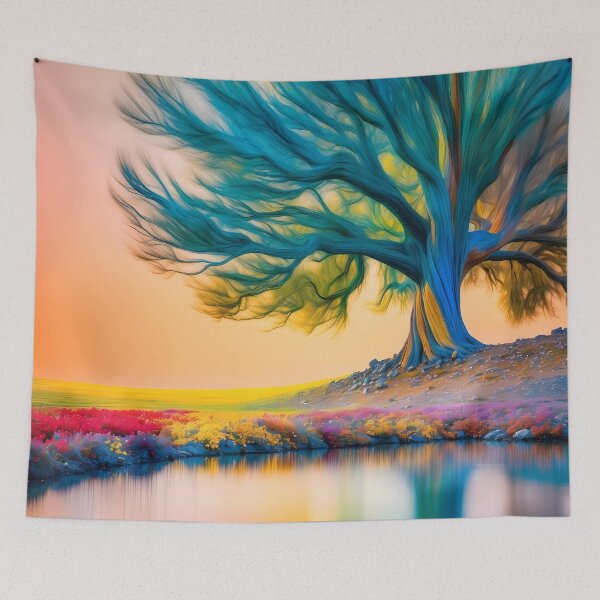 Item preview, Dreamlike Tree by the Water designed and sold by Vitalka-uk.