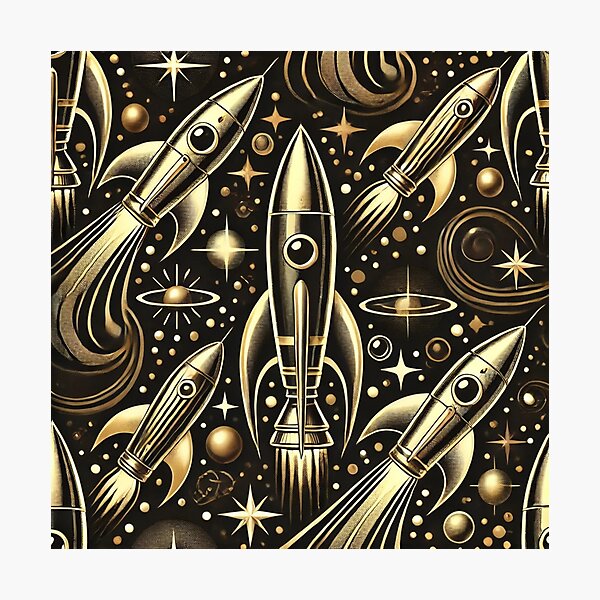 Item preview, space pattern designed and sold by TEEJAMBOREE.
