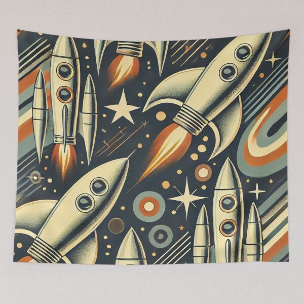 Item preview, space pattern designed and sold by TEEJAMBOREE.