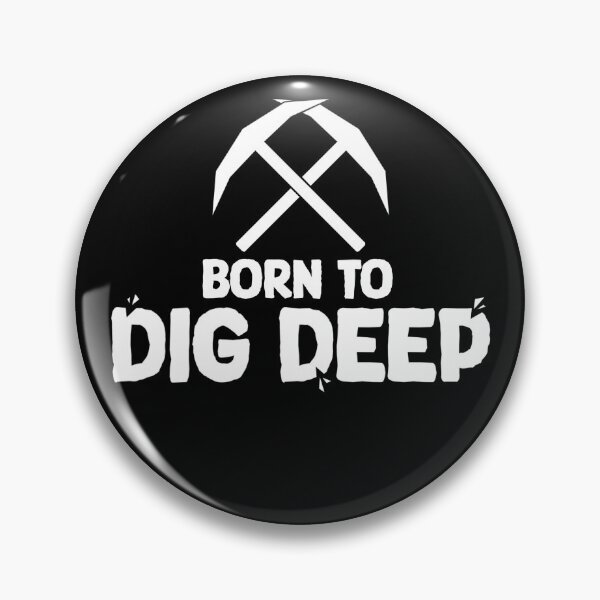 Item preview, Born to Dig Deep (Pickaxe Cross) designed and sold by Galactic-Cross.