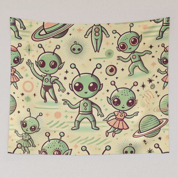 Item preview, space pattern designed and sold by TEEJAMBOREE.