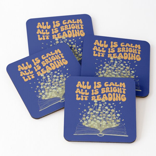 Item preview, Retro Wavy Font Style Christmas Flowers Reading Design for Books Lovers designed and sold by jteart.