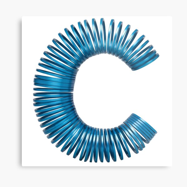 Item preview, SPRINGY LETTER C designed and sold by ART-TYPE.