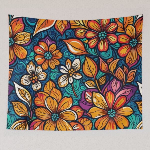 Item preview, Flower Print Pattern Design designed and sold by AnkhLyfeApparel.