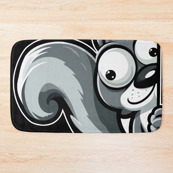 Item preview, SNEAKY GREY SQUIRREL BEING SNEAKY designed and sold by carlarmes.
