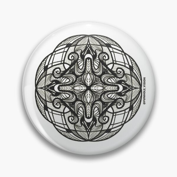 Item preview, geometric trippy orb art designed and sold by FunholeVision.