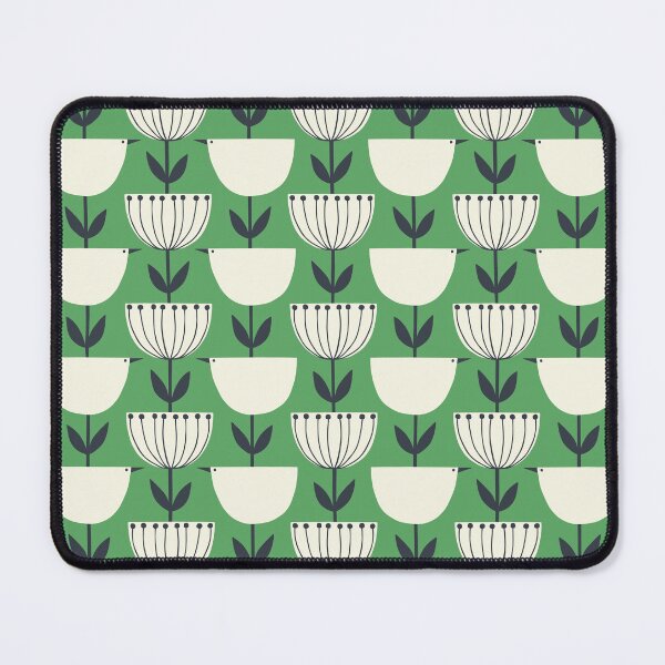 Item preview, Scandi Bird Flowers - green designed and sold by Johanna Kindvall.