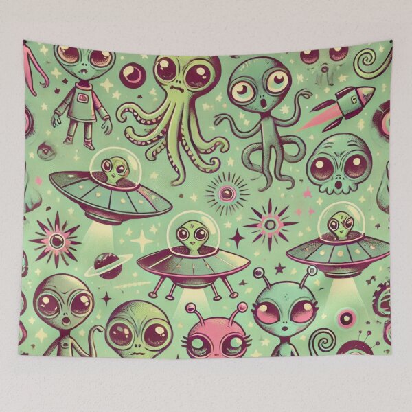 Item preview, space pattern designed and sold by TEEJAMBOREE.