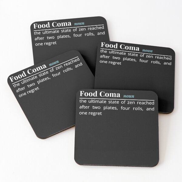 Item preview, The Zen of Food Coma designed and sold by DominEdge.