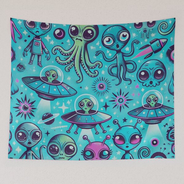 Item preview, space pattern designed and sold by TEEJAMBOREE.