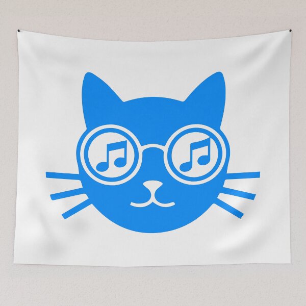 Item preview, Black Cat Music Lover – Perfect Gifts for Cat and Music Fans designed and sold by Timegraf.