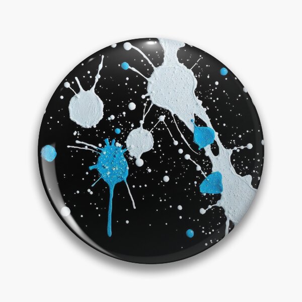 Item preview, Abstract Blue and White Spatter Pattern" designed and sold by hjian8219.