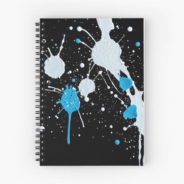 Item preview, Abstract Blue and White Spatter Pattern" designed and sold by hjian8219.