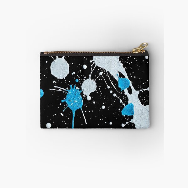 Item preview, Abstract Blue and White Spatter Pattern" designed and sold by hjian8219.
