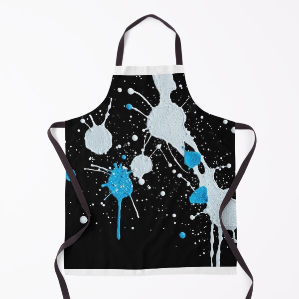 Item preview, Abstract Blue and White Spatter Pattern" designed and sold by hjian8219.