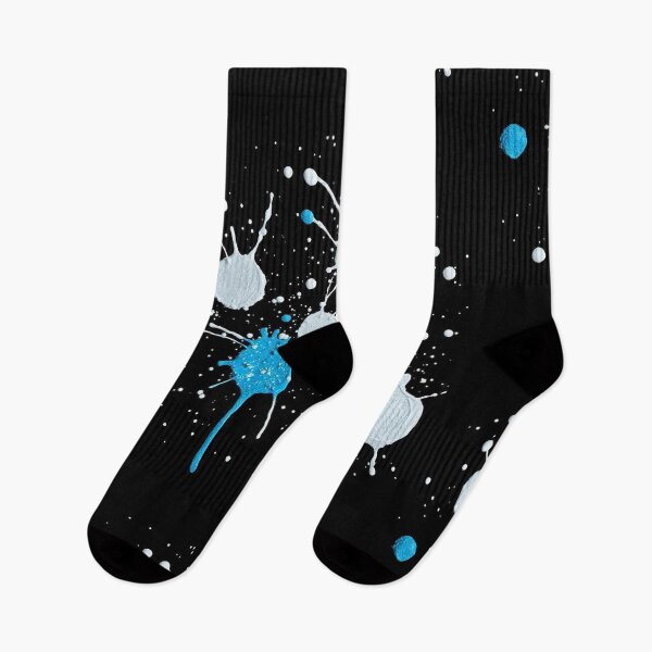 Item preview, Abstract Blue and White Spatter Pattern" designed and sold by hjian8219.
