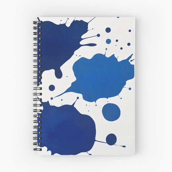 Item preview, Abstract Blue and White Spatter Pattern" designed and sold by hjian8219.