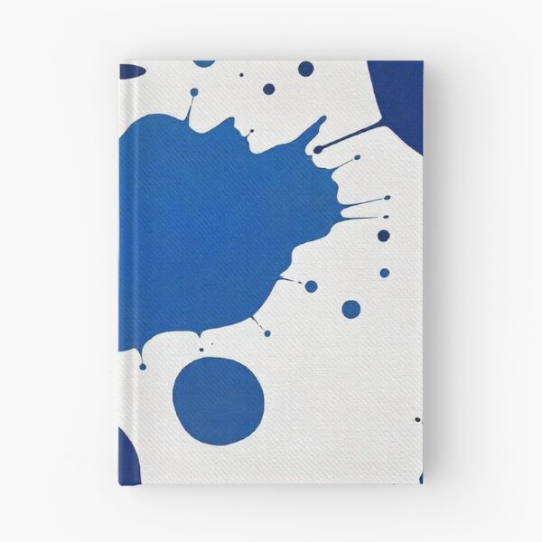 Item preview, Abstract Blue and White Spatter Pattern" designed and sold by hjian8219.