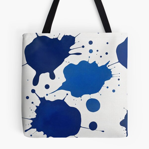 Item preview, Abstract Blue and White Spatter Pattern" designed and sold by hjian8219.
