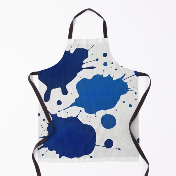 Item preview, Abstract Blue and White Spatter Pattern" designed and sold by hjian8219.