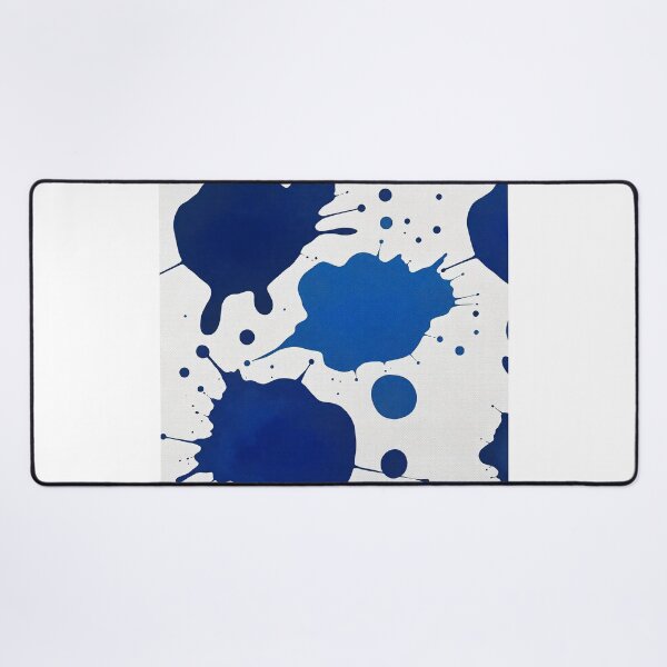 Item preview, Abstract Blue and White Spatter Pattern" designed and sold by hjian8219.