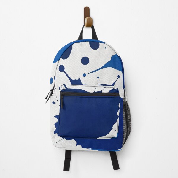 Item preview, Abstract Blue and White Spatter Pattern" designed and sold by hjian8219.