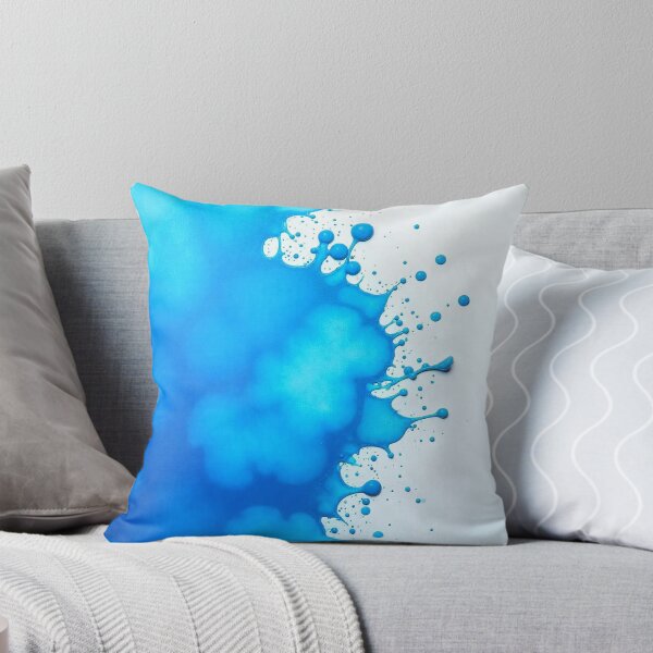 Item preview, Abstract Blue and White Spatter Pattern" designed and sold by hjian8219.