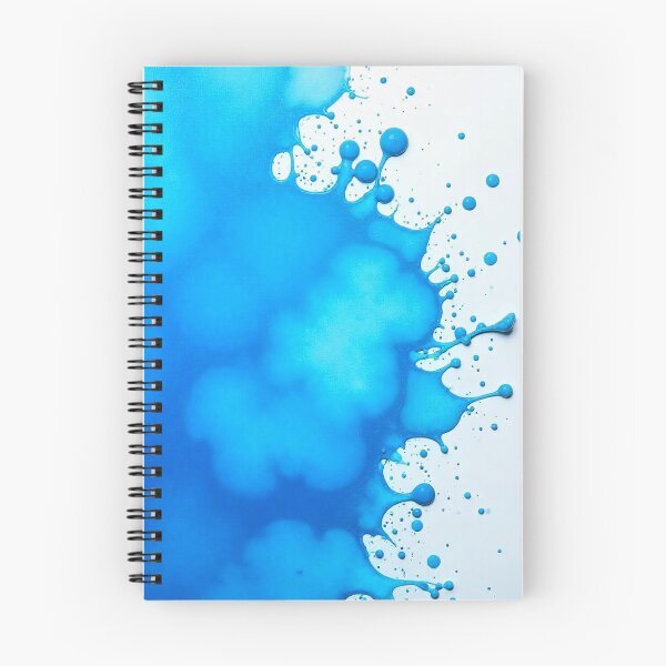 Item preview, Abstract Blue and White Spatter Pattern" designed and sold by hjian8219.